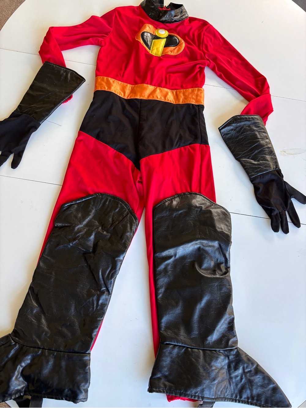 Kids Red Incredibles Dash Costume with Black Accents